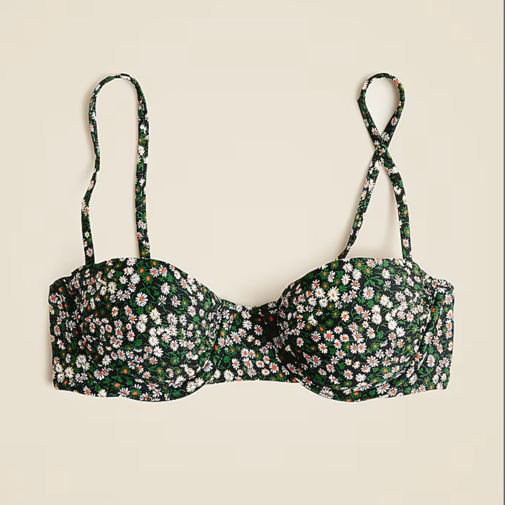J. Crew Balconette Underwire Bikini Top (Liberty® Marguerite Floral Print)
